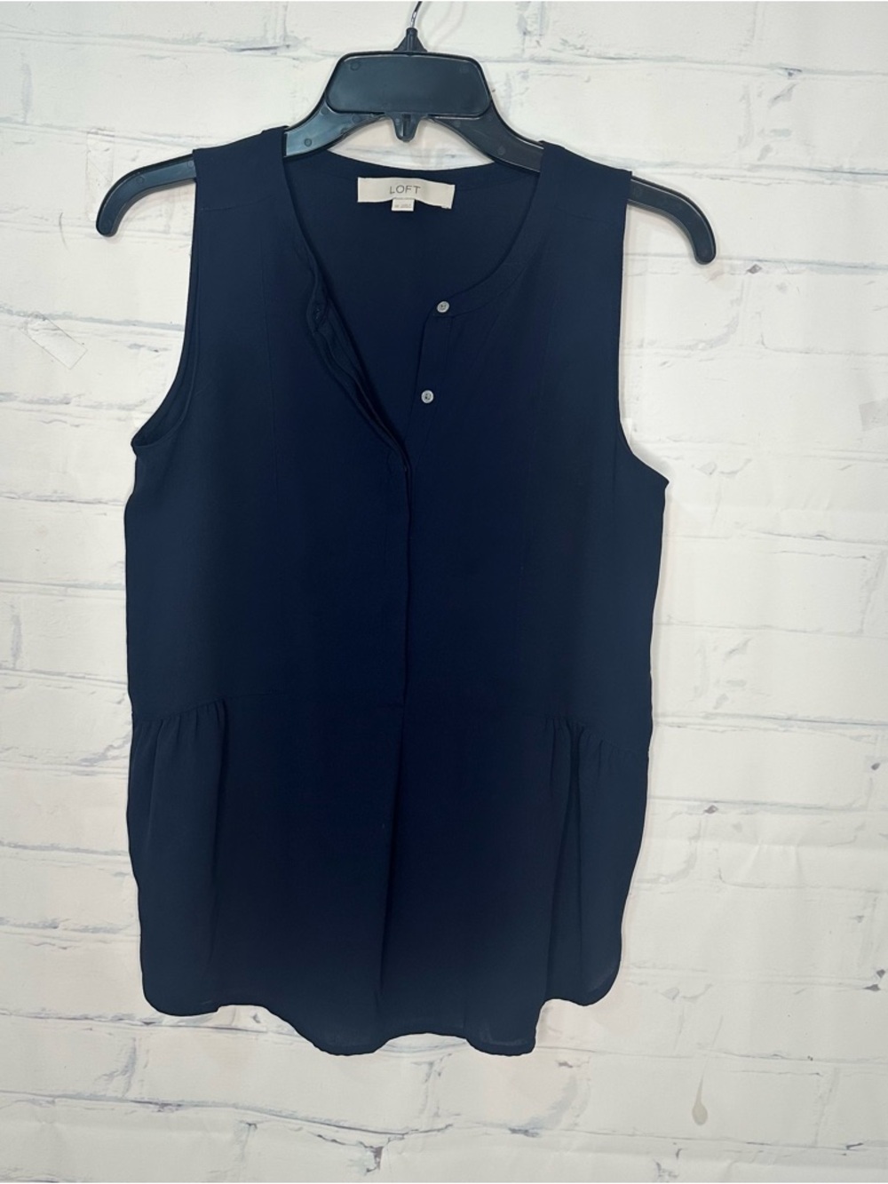 Women’s Loft XS Blue Sleeveless‎ Top